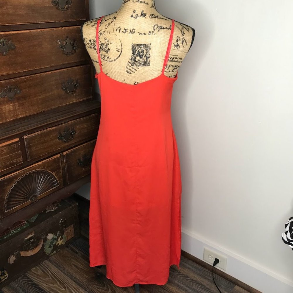 Lulu's Red Camisole Slip Dress - Picture 4 of 6